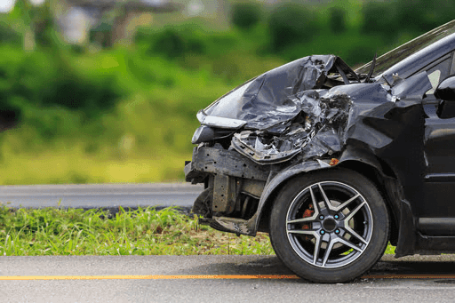 crashedBlackCar